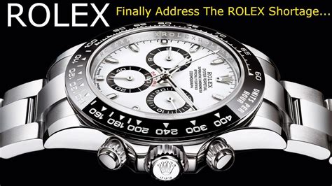 rolex artificial scarcity|rolex watch shortage 2020.